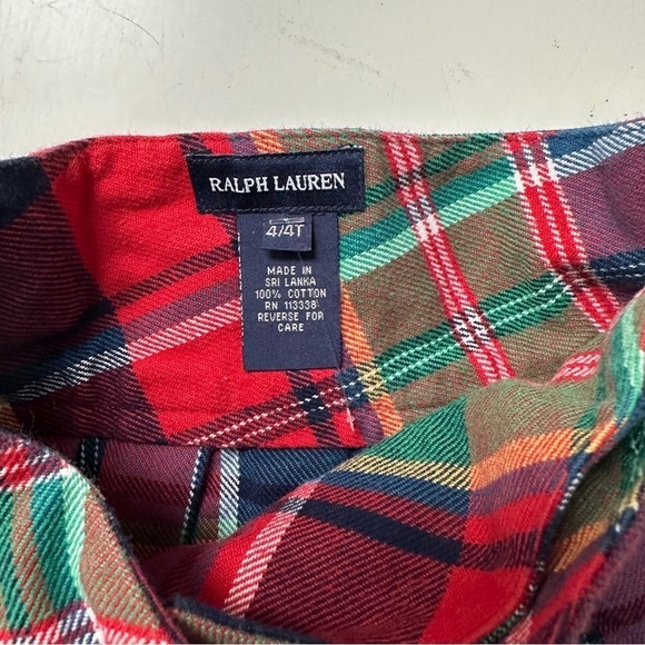 Ralph Lauren Polo Girls Plaid Skirt 4 - Picture 3 of 5